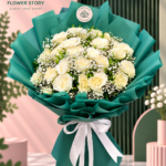 White Rose Bouquet