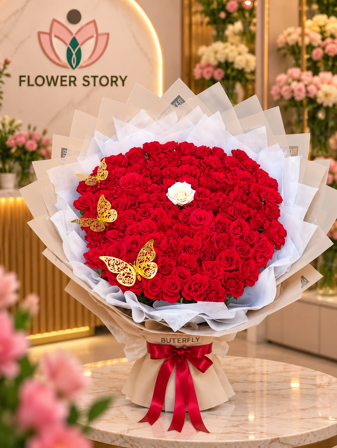 IMG_4338 Large Red Bouquet - Image 1